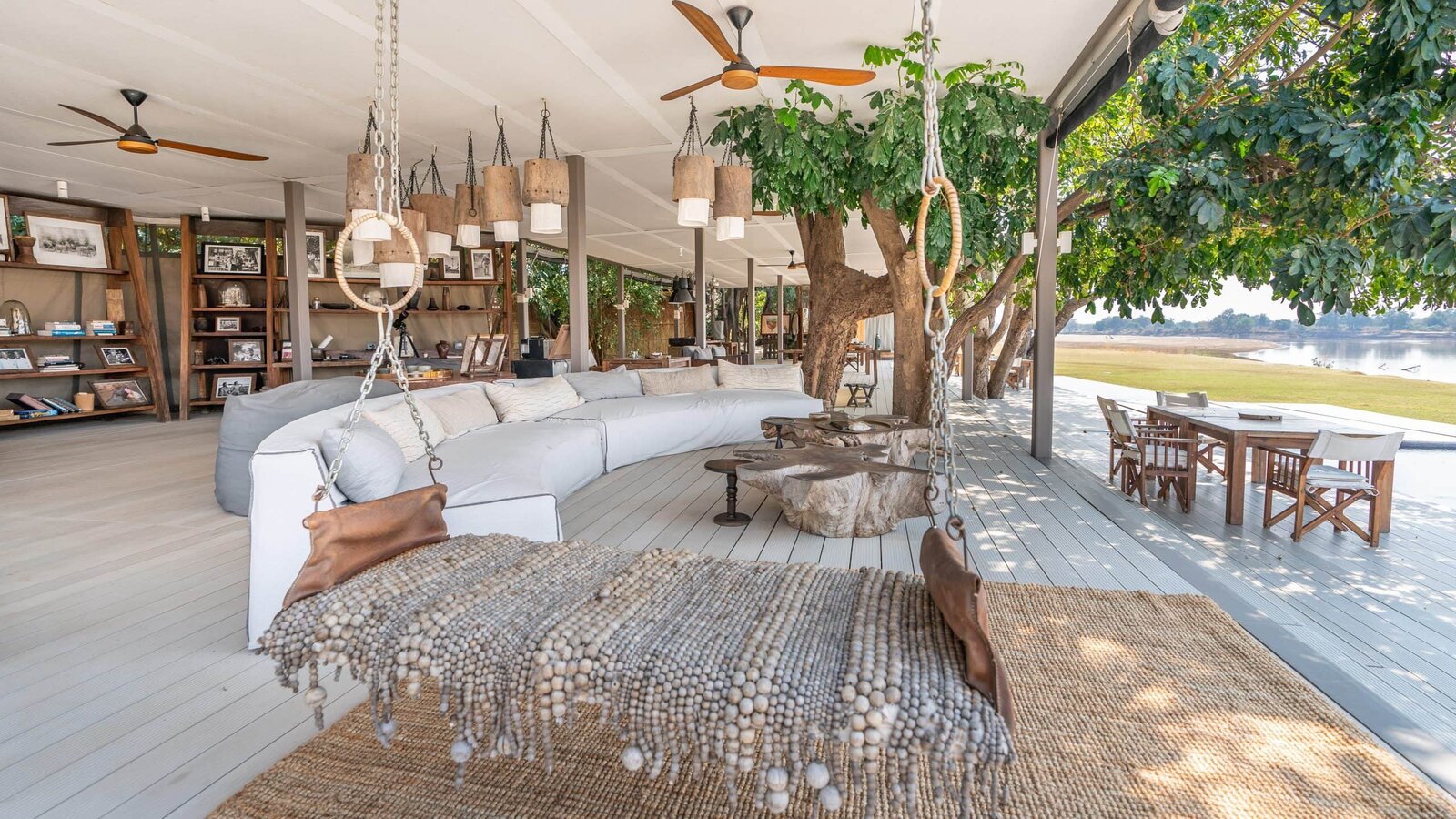 Luxury safari lodge in South Luangwa, Zambia