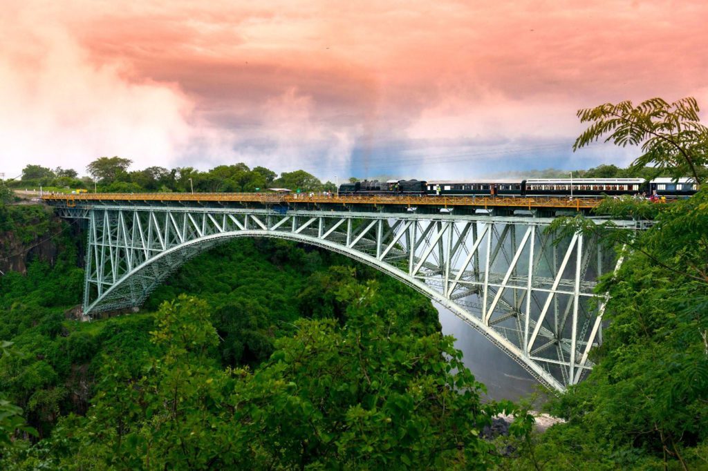 Victoria Falls Bridge over the Zambezi gorge