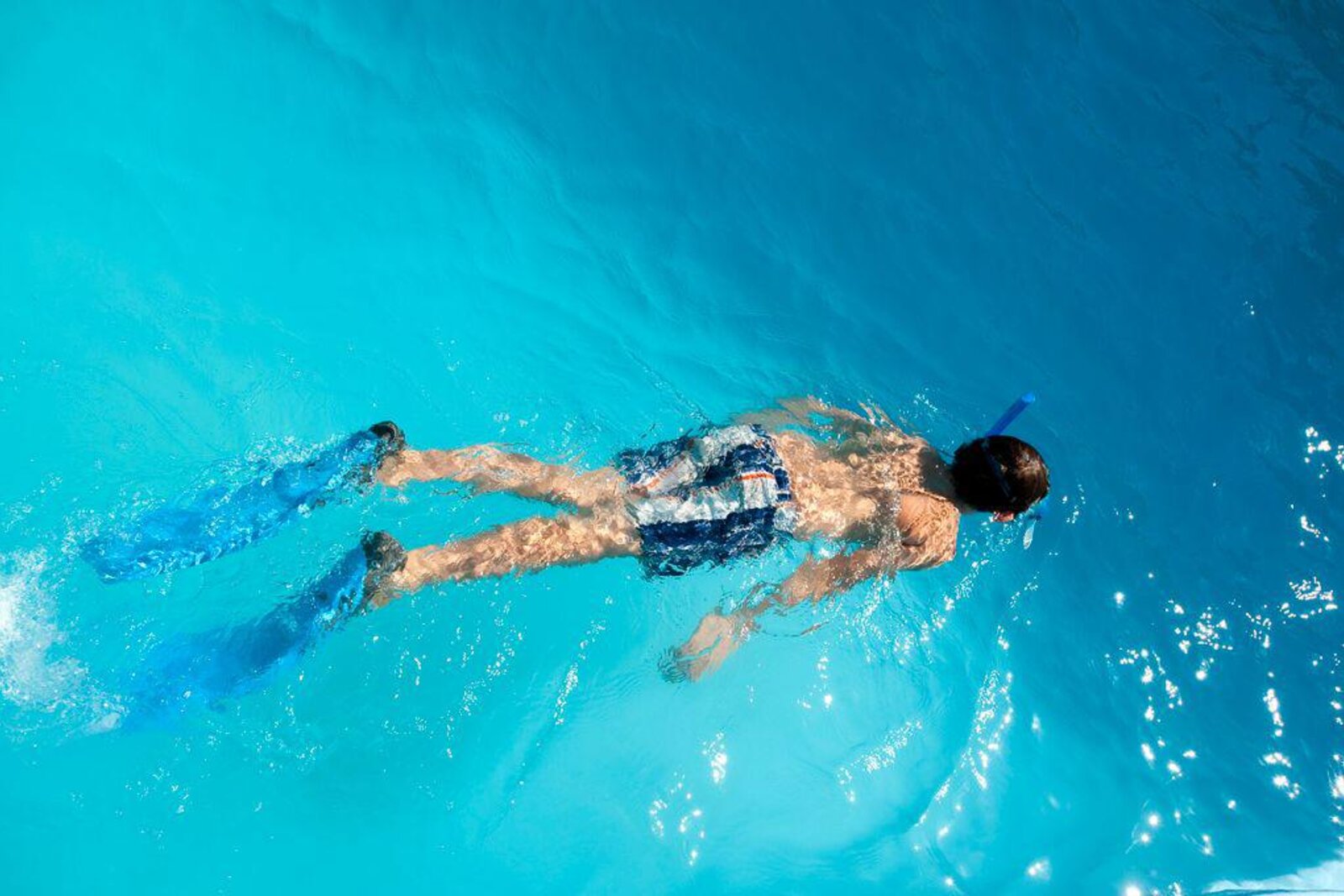 Snorkelling in the warm, clear Indian Ocean off Ponta Mamoli, southern Mozambique