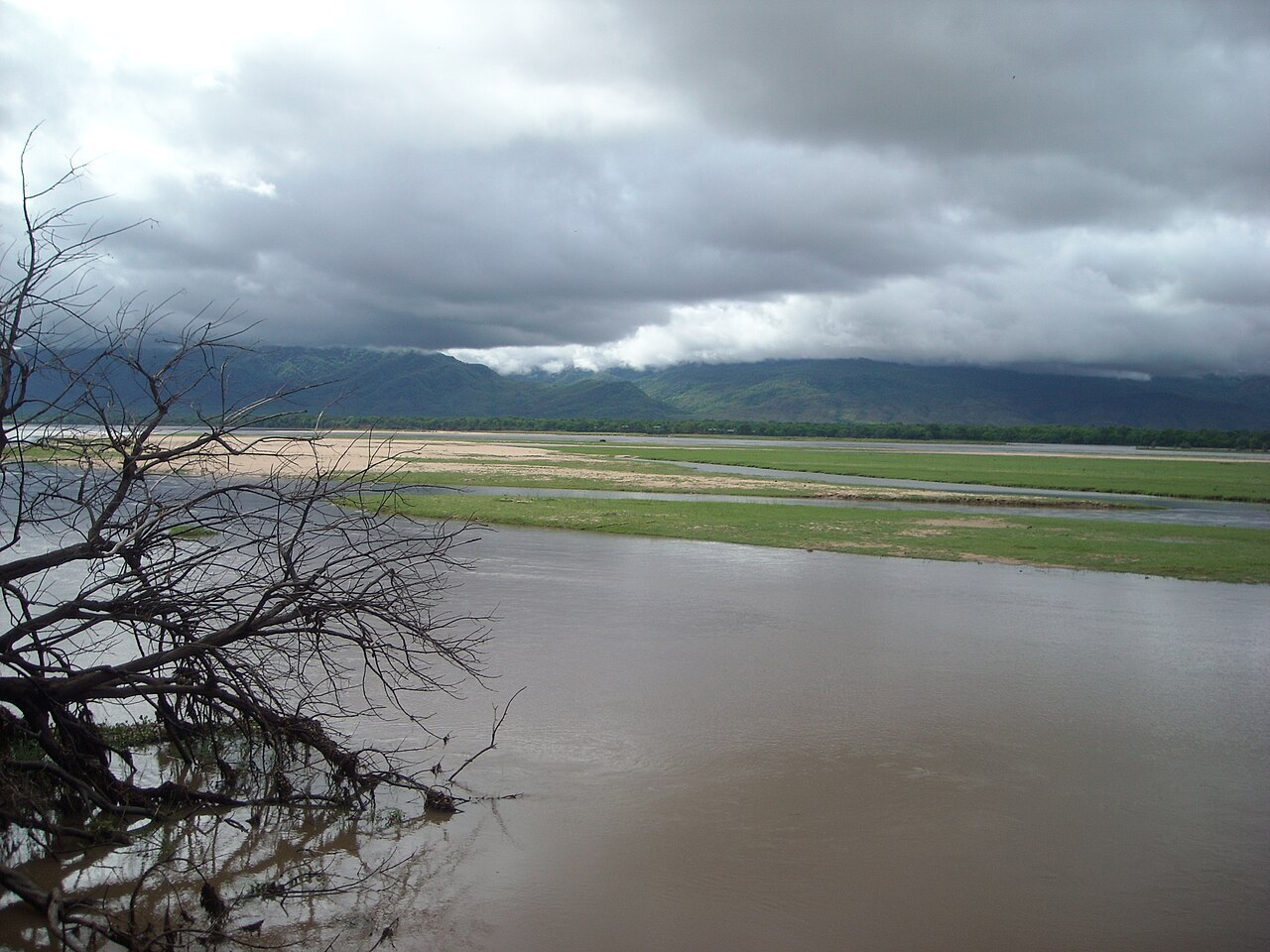 Walking safari with guides in Mana Pools National Park