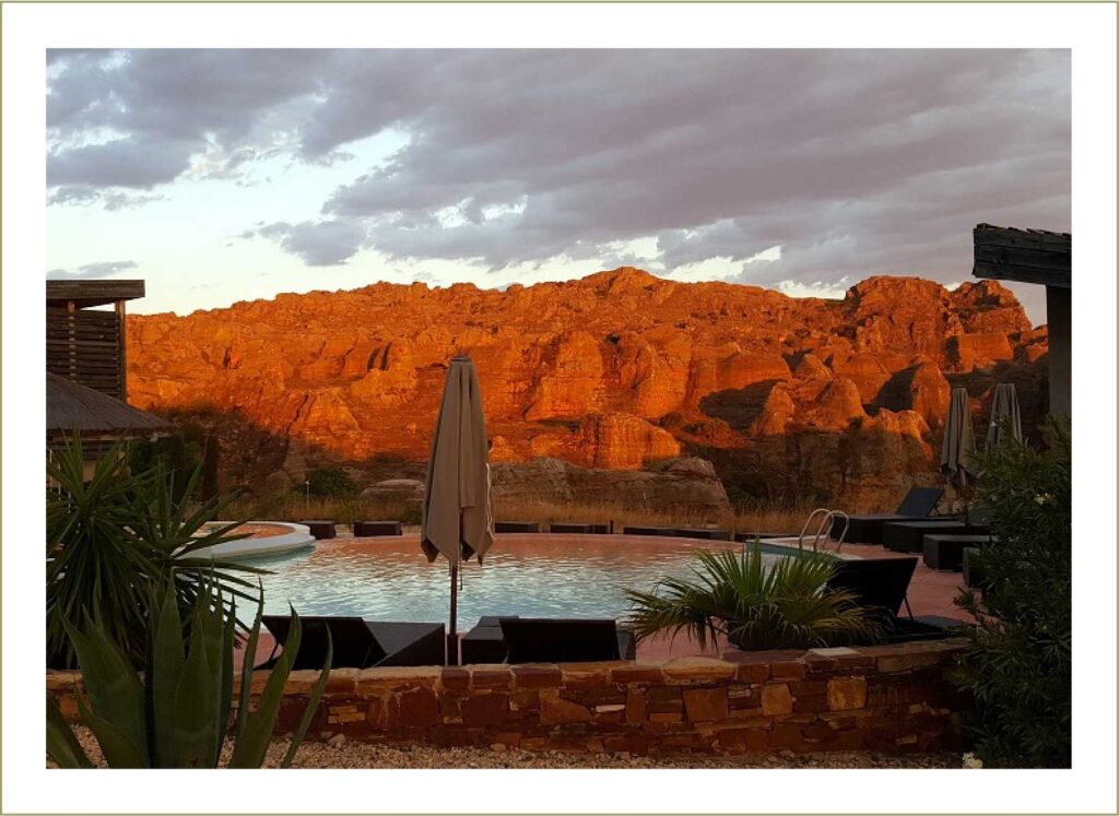 Isalo Rock Lodge view