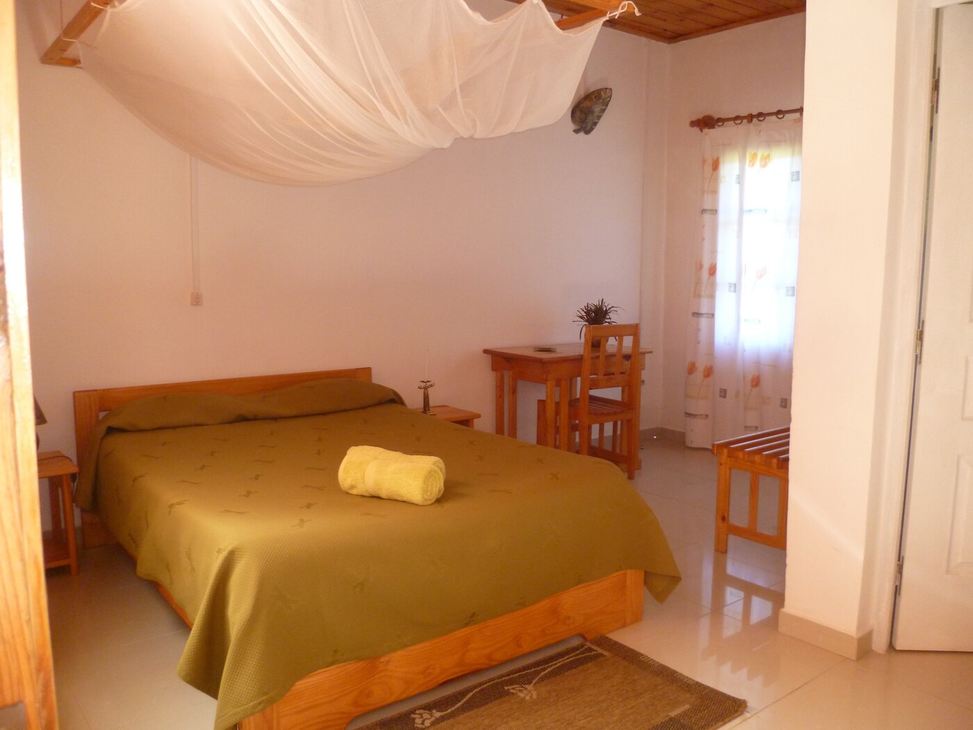 Guest room with mosquito net at Centrest Sejour, Ranomafana