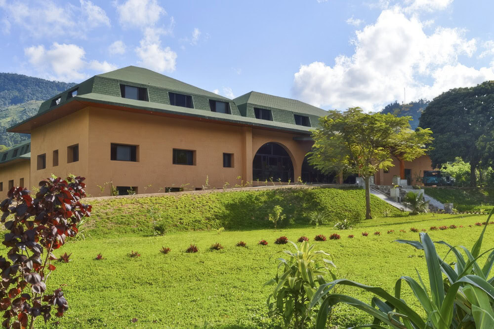 Hotel Thermal set in gardens at Ranomafana National Park