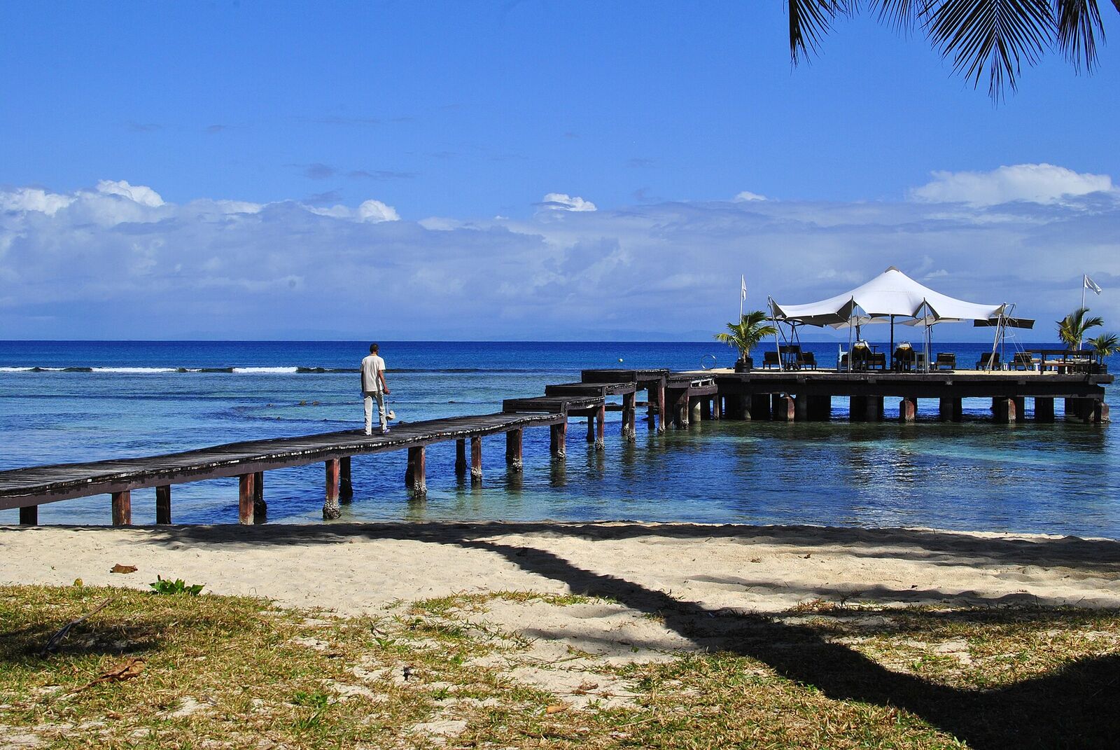 Coral reef waters near Nosy Be