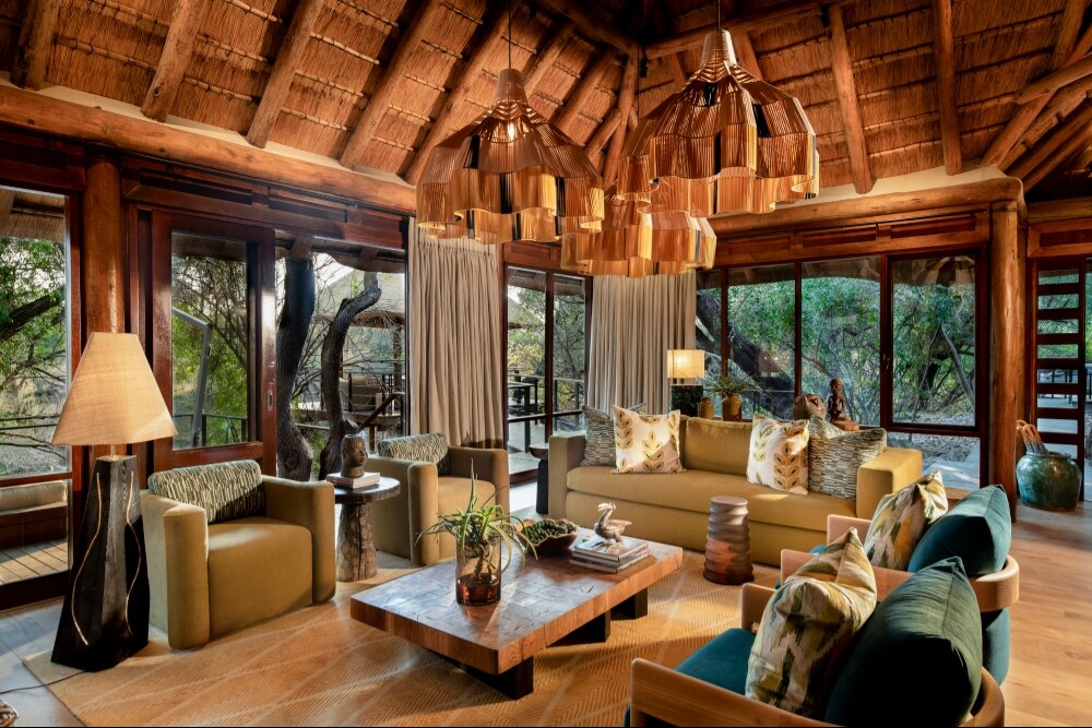 Morukuru Family private house living area in Madikwe