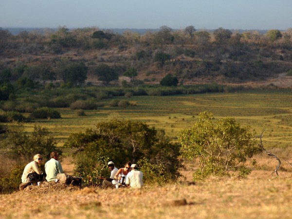 Walking safari in the Selous
