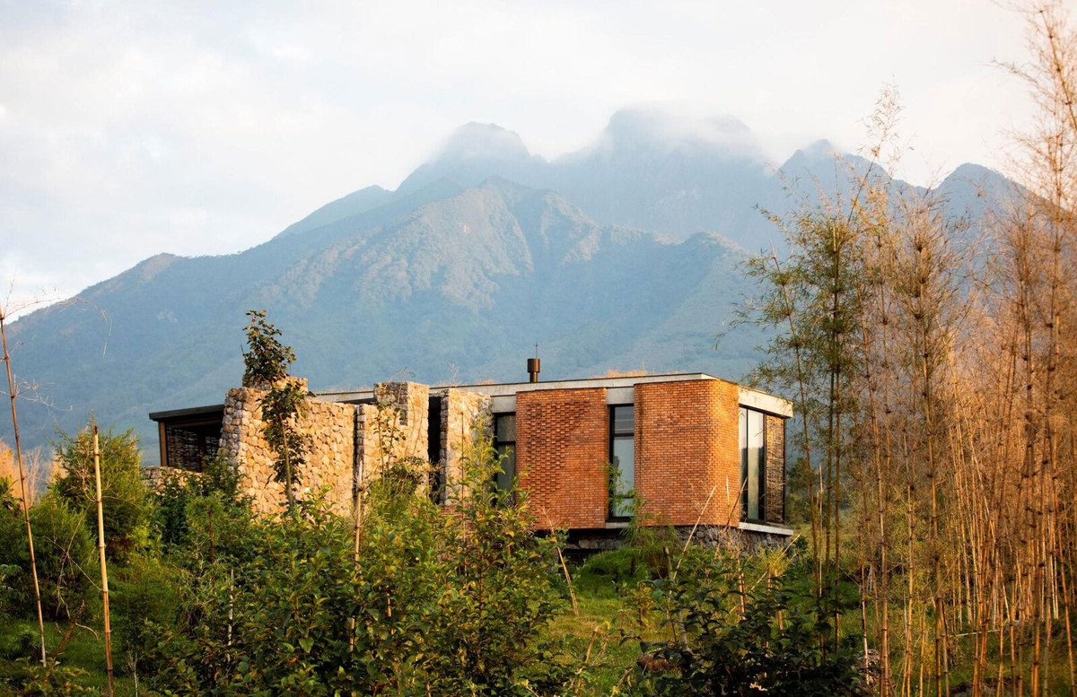 Rwanda's finest gorilla lodges beneath the Virunga volcanoes