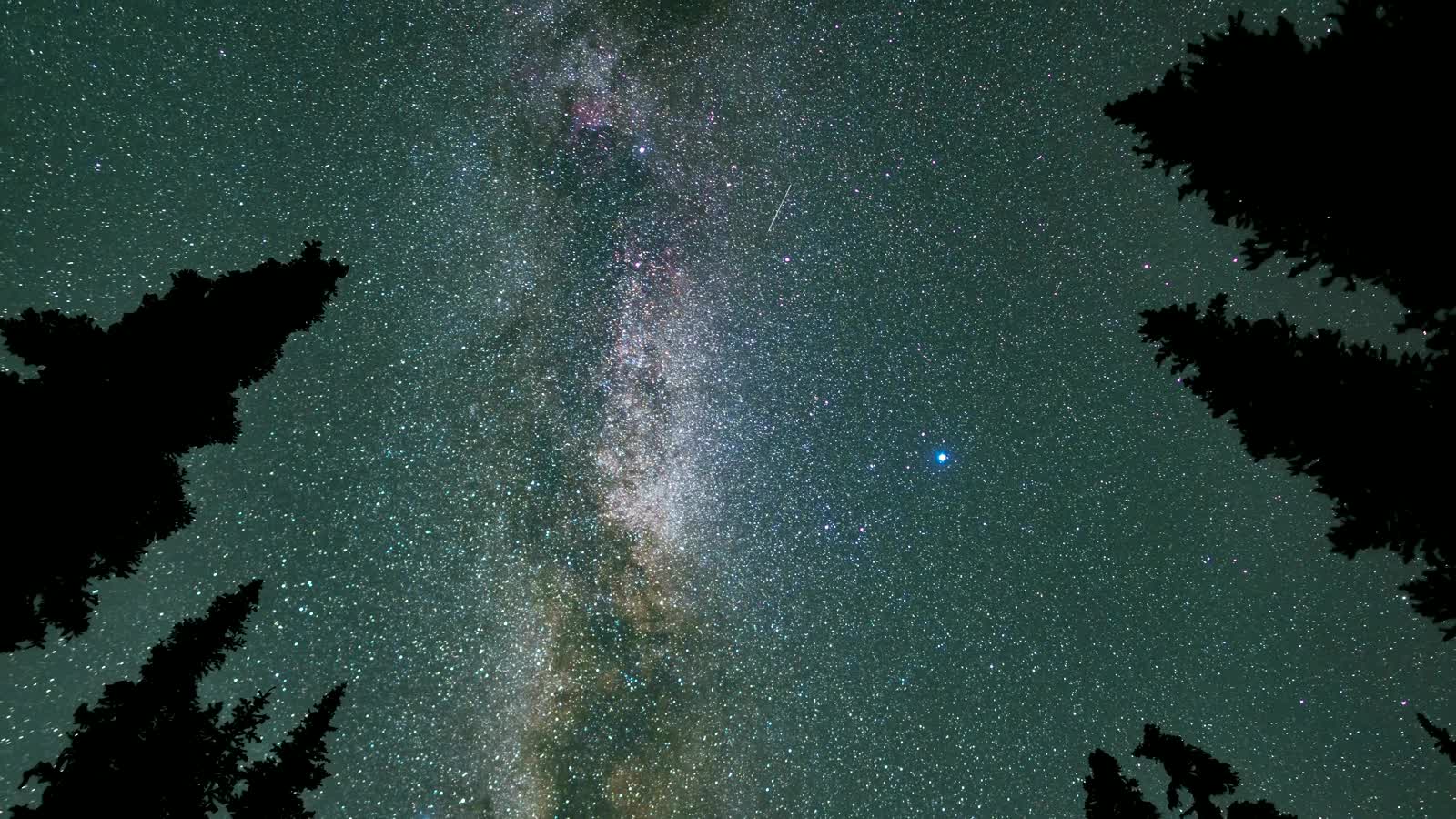 Night sky and Milky Way over the Makgadikgadi