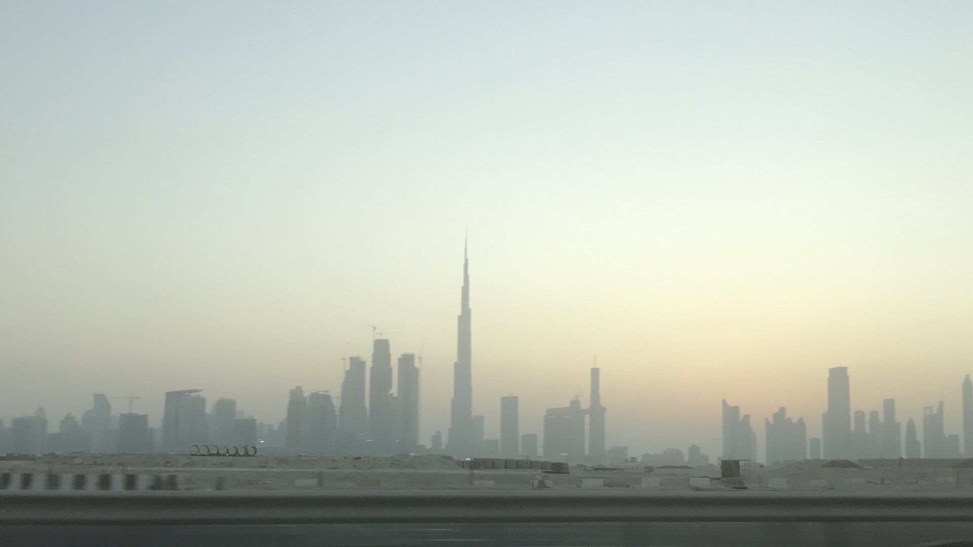 Dubai skyline at sunset — the gateway to Africa for Gulf-based safari travellers