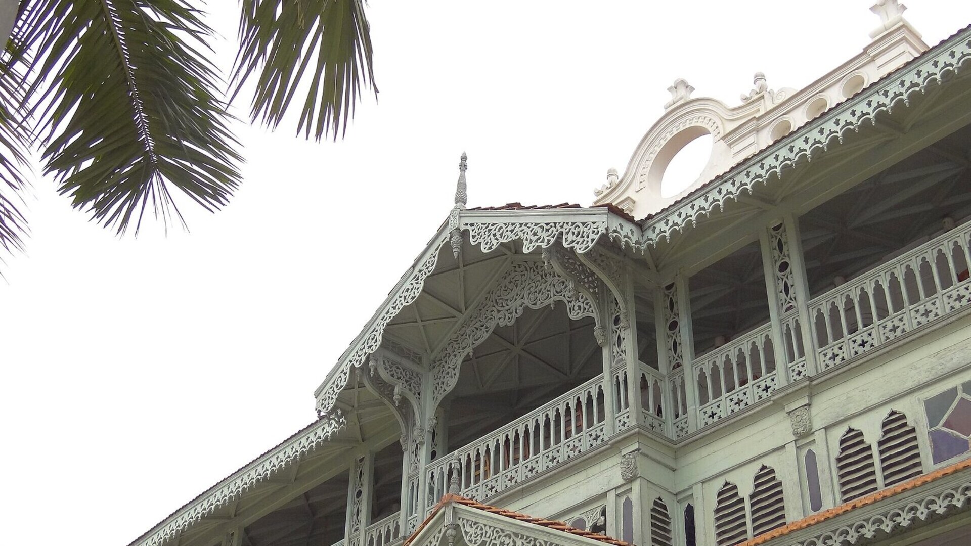 The rooftops and waterfront of historic Stone Town, Zanzibar, at golden hour