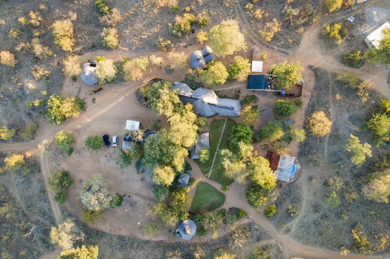 Africa on Foot camp exterior in the Klaserie Private Nature Reserve