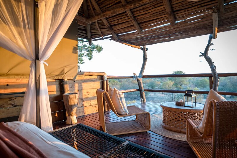 Africa on Foot open-air treehouse for a sleep-out under the stars