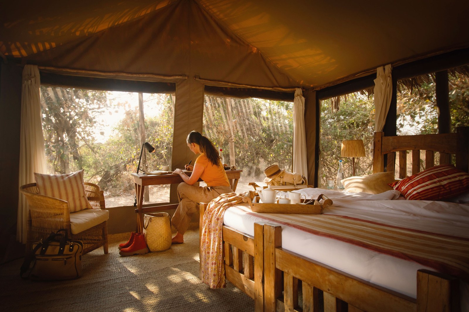 Ruaha luxury safari lodge Tanzania