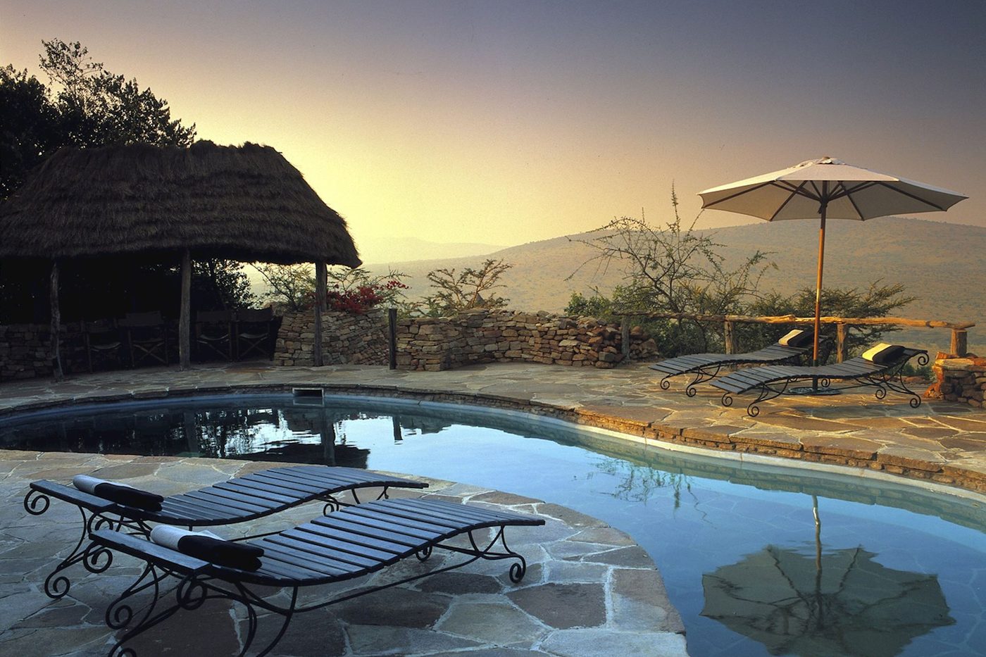 Kleins Camp — suite interior and private deck