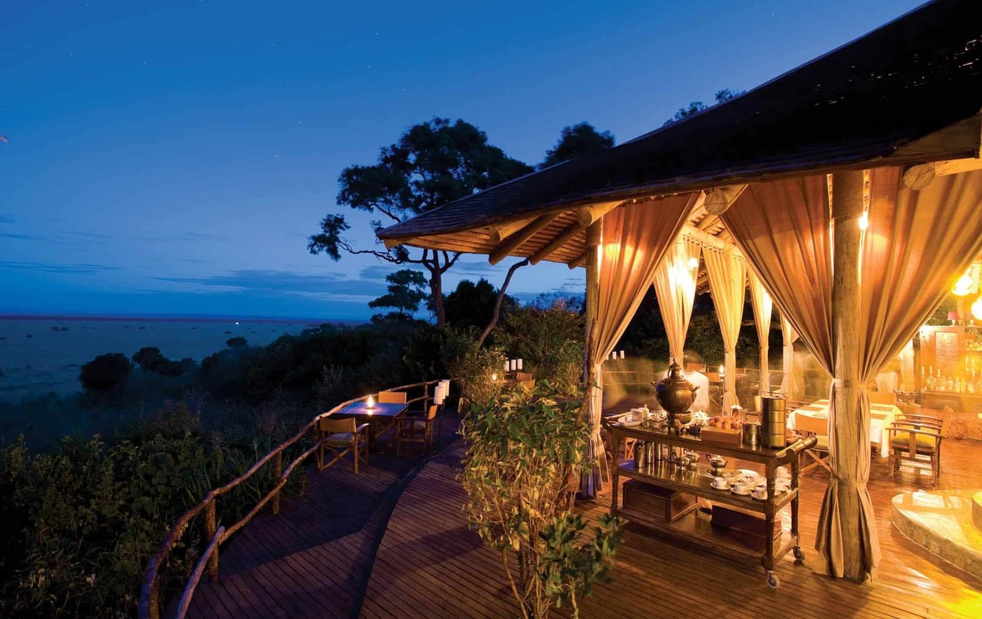 Bateleur & Kichwa Tembo — suite interior and private deck