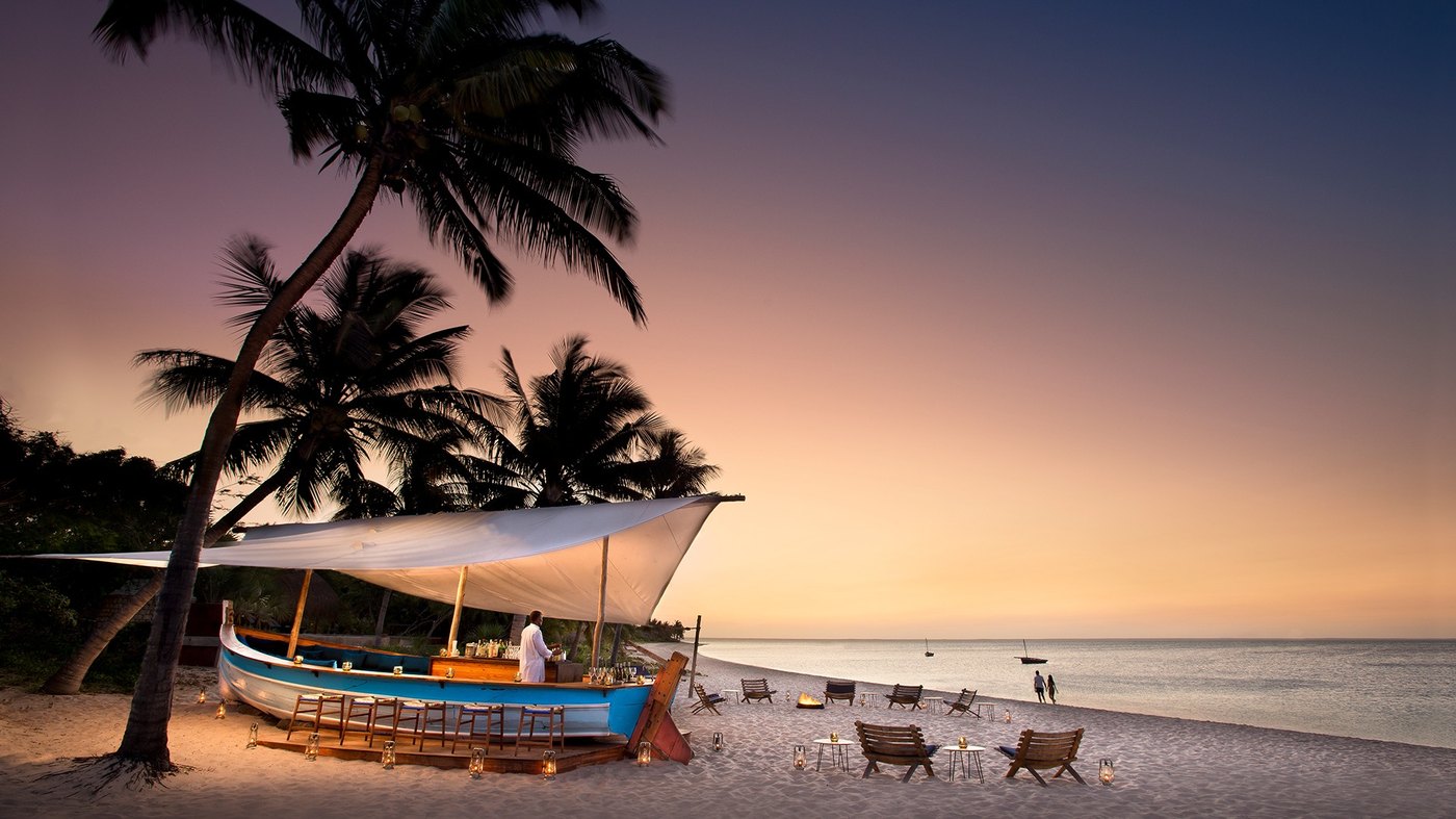andBeyond Benguerra Island — lodge setting in the wild