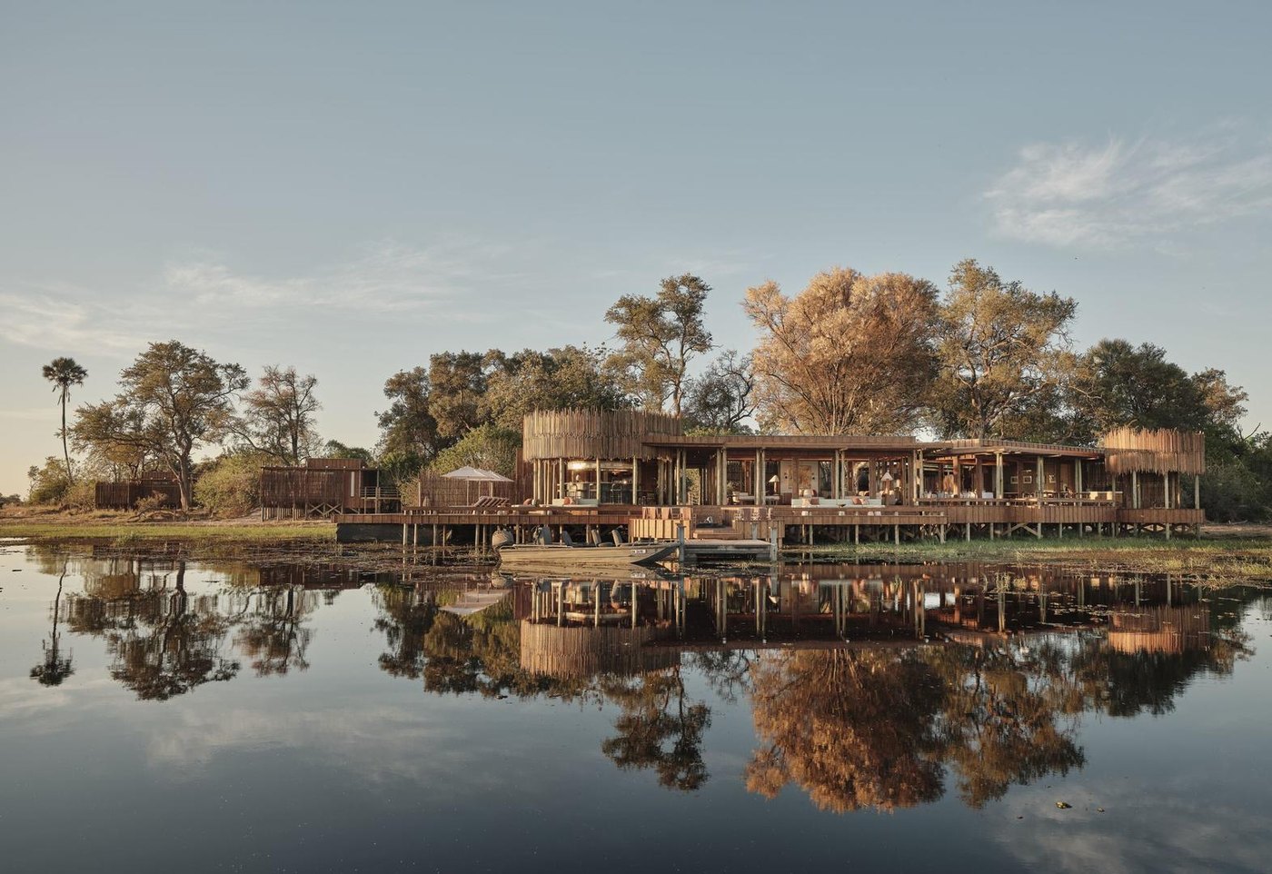 Rra Dinare Camp tented suite in the southern Okavango Delta