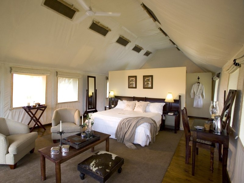 Tented suite at Gorah Elephant Camp in Addo Elephant National Park