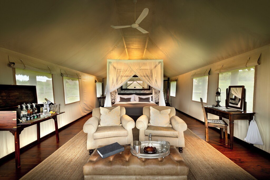 Gorah Elephant Camp — lodge setting in the wild
