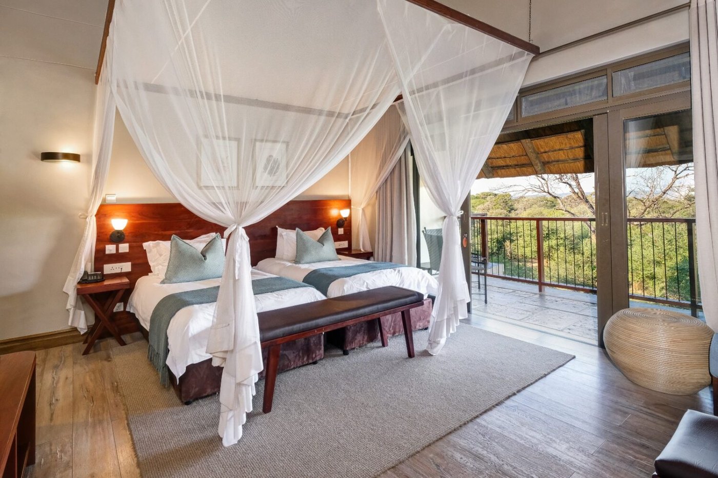 Ilala Lodge — suite interior and private deck