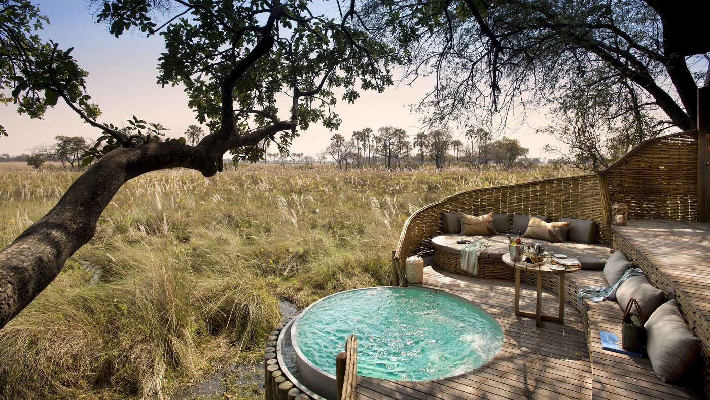 Kings Pool Camp &mdash; grand tented suites overlooking the Linyanti
