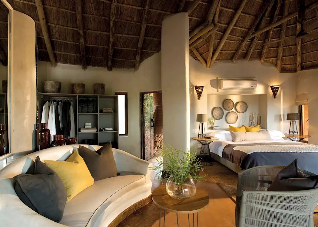 Private luxury lodge suite in the Madikwe Game Reserve