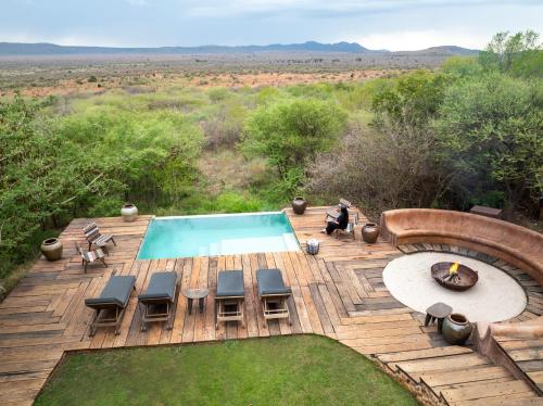 Madikwe Safari Lodge suite in the malaria-free Madikwe Game Reserve, South Africa