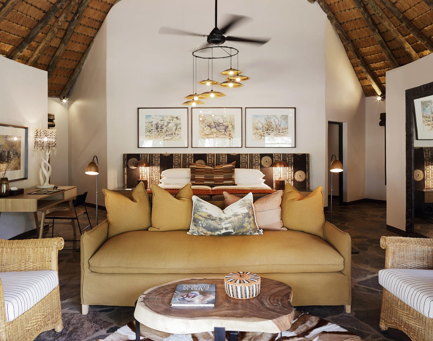 MalaMala Sable Camp private suite overlooking the Sand River in the Sabi Sands