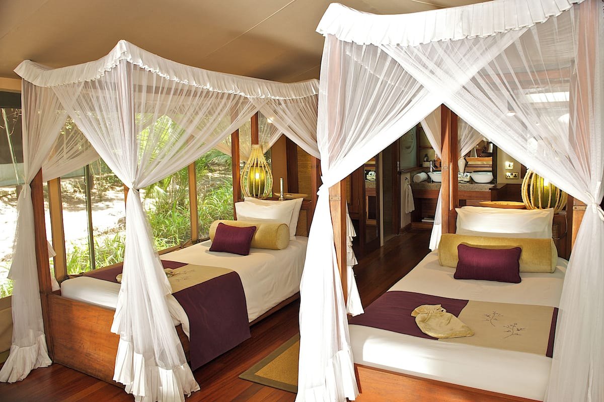 Mara Intrepids & Angama Mara — plunge pool and lounge area