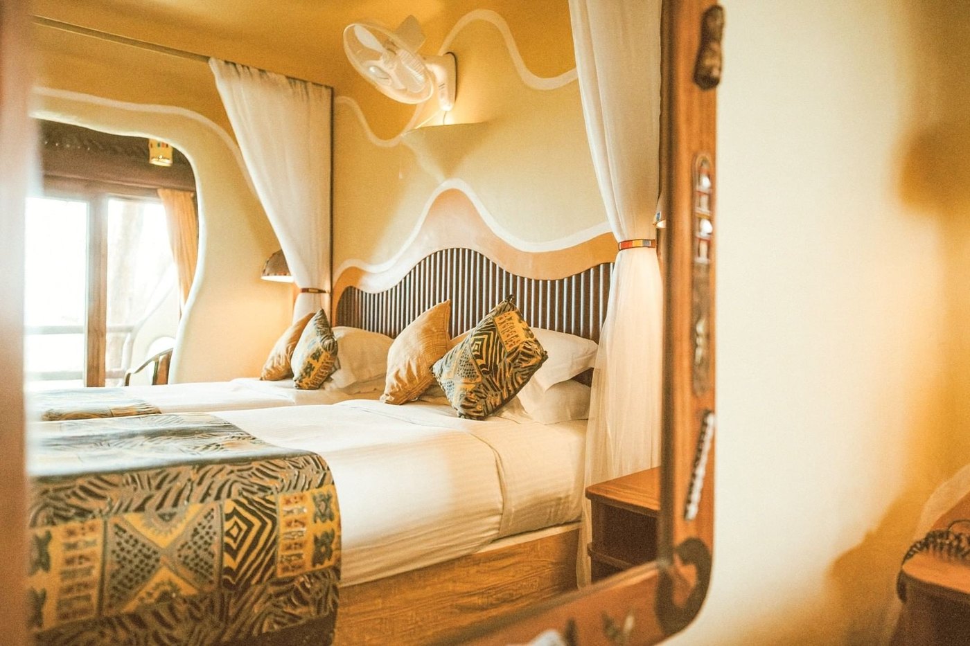 Mara Serena Safari Lodge overlooking the Mara plains