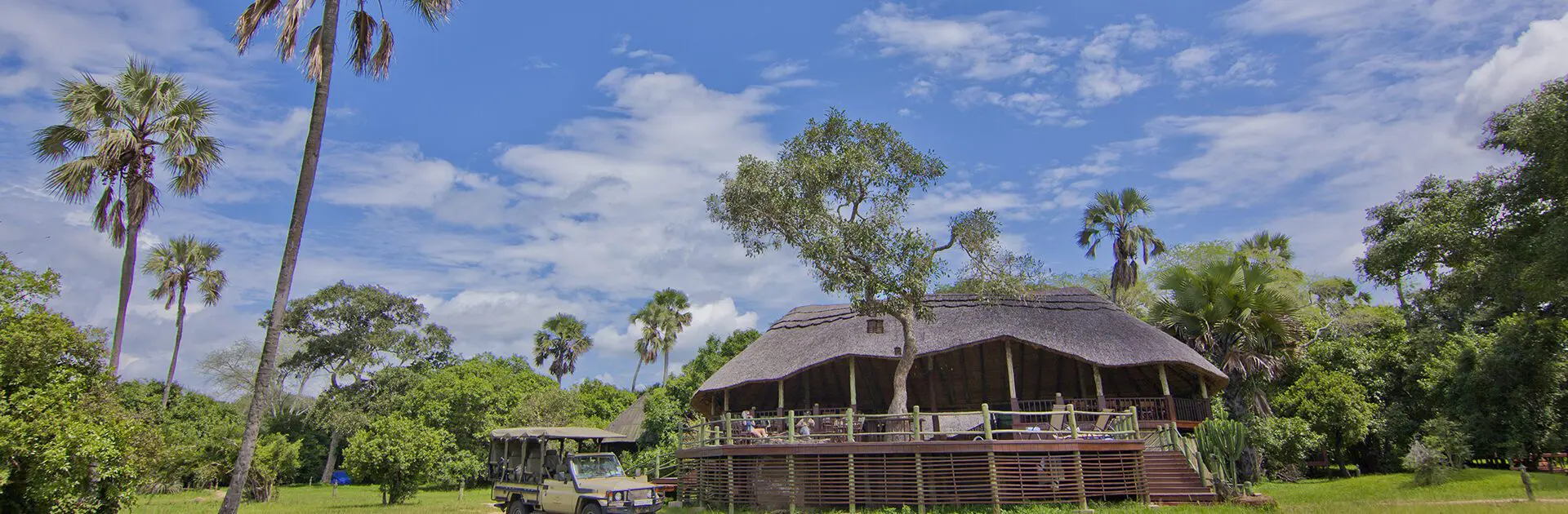 Swimming pool at Mbali Mbali Katavi Lodge overlooking the Katisunga plains
