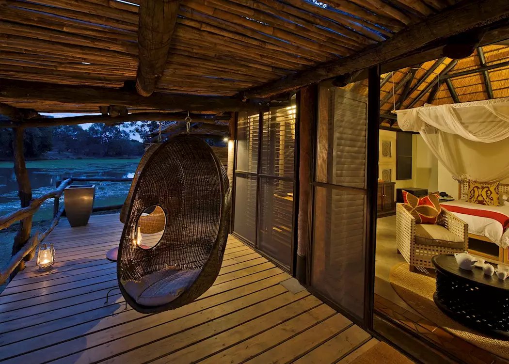 Mfuwe Lodge in South Luangwa National Park, Zambia