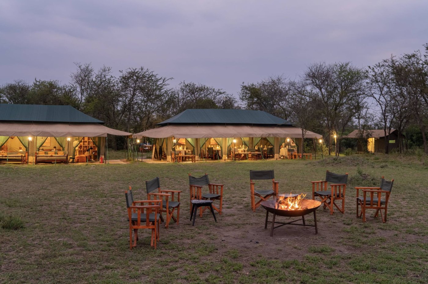 Migration Mobile Camps — plunge pool and lounge area