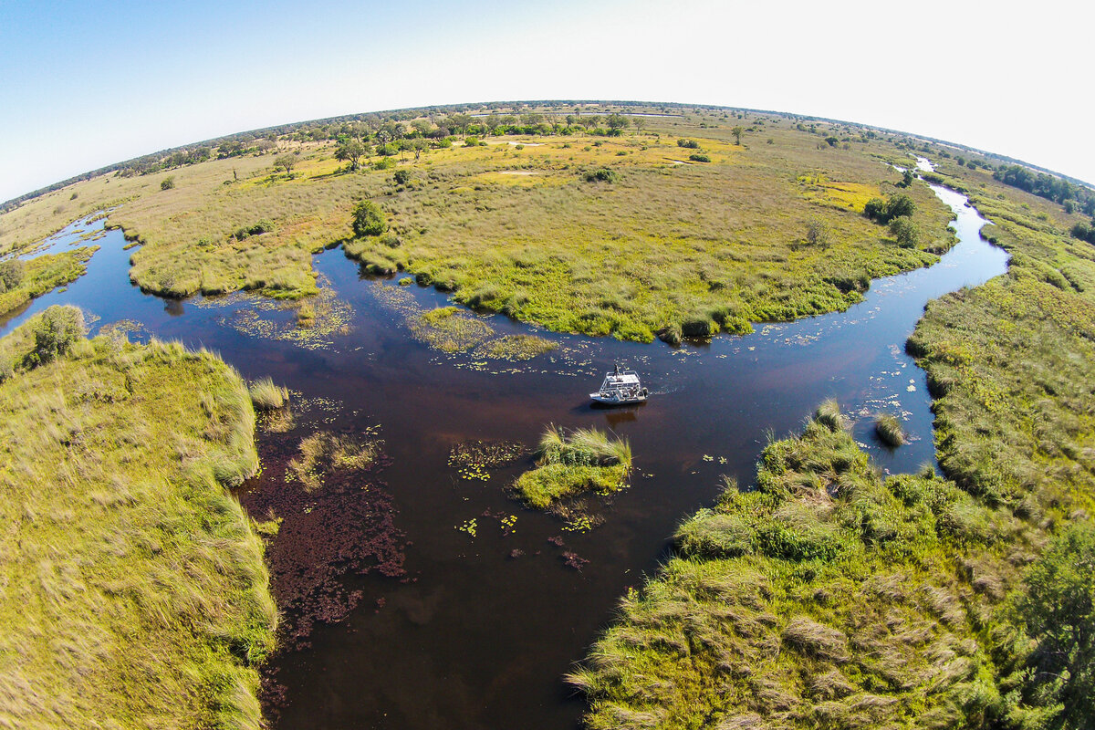 Sango Safari Camp classic tented camp on the banks of the Khwai River