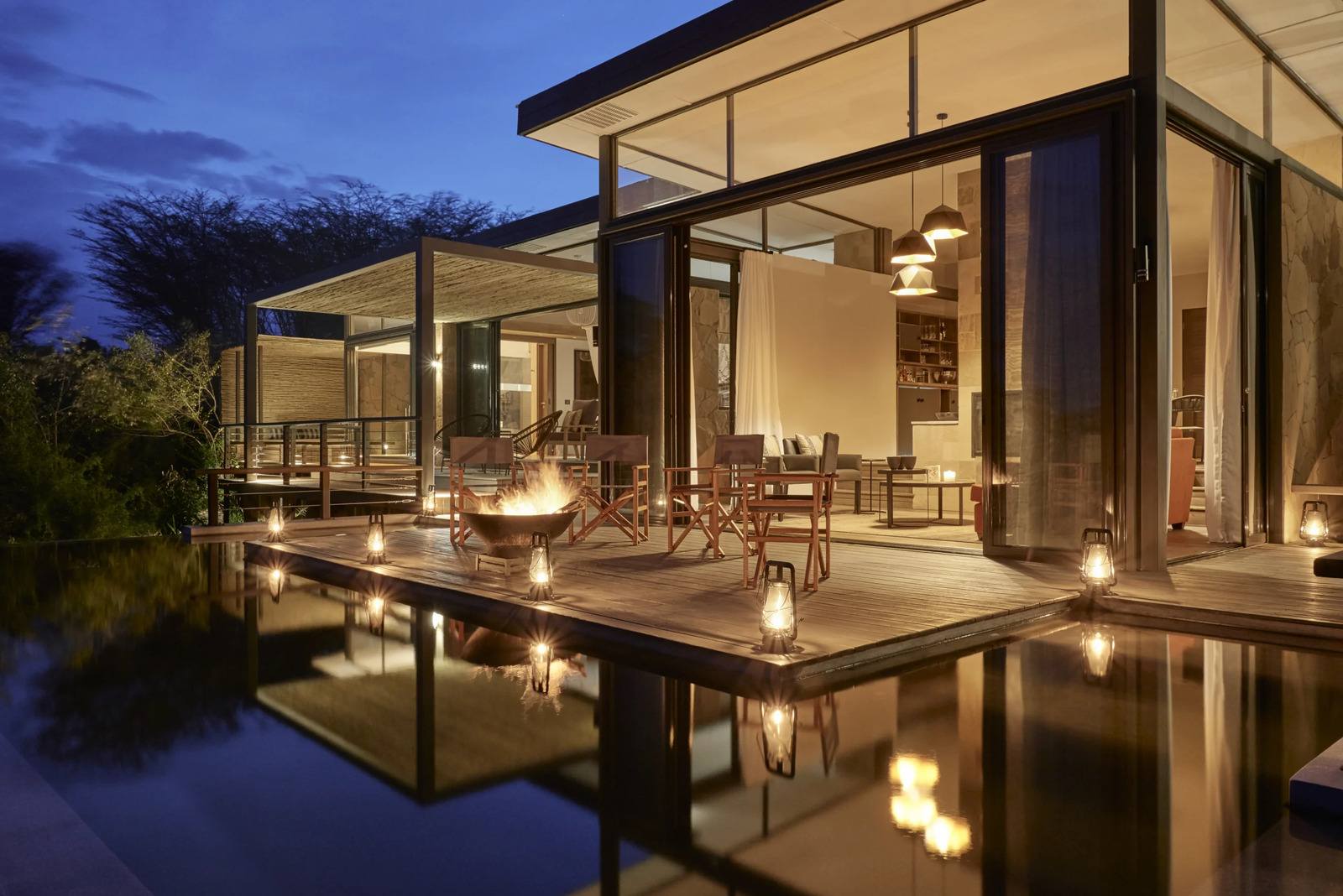 Sanctuary Olonana — lounge and living space