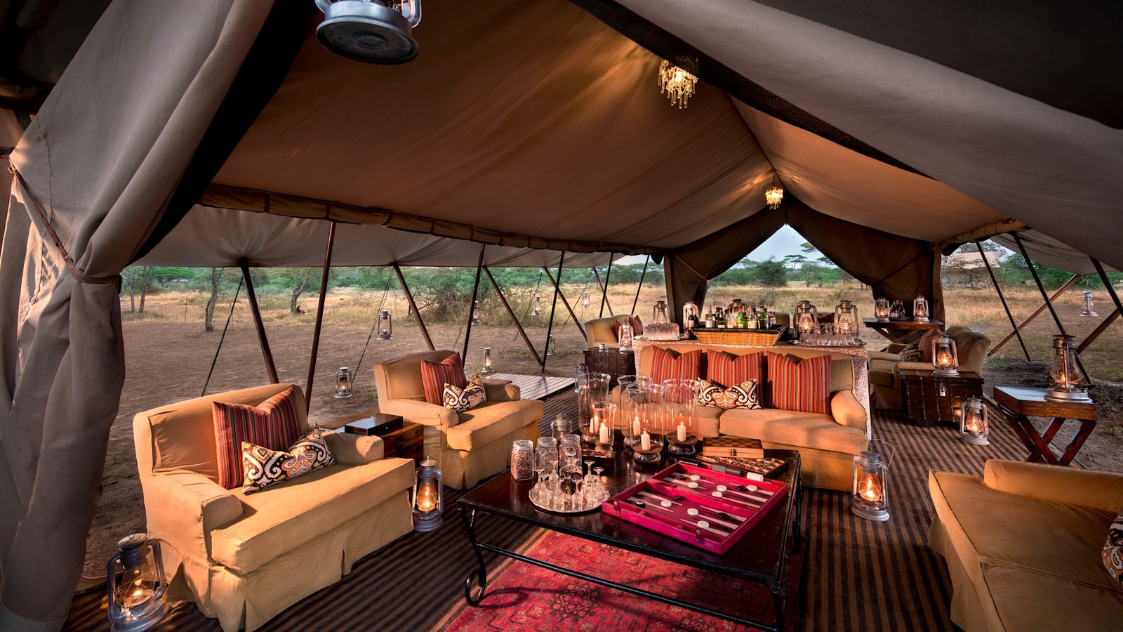 Serengeti Under Canvas — lodge setting in the wild
