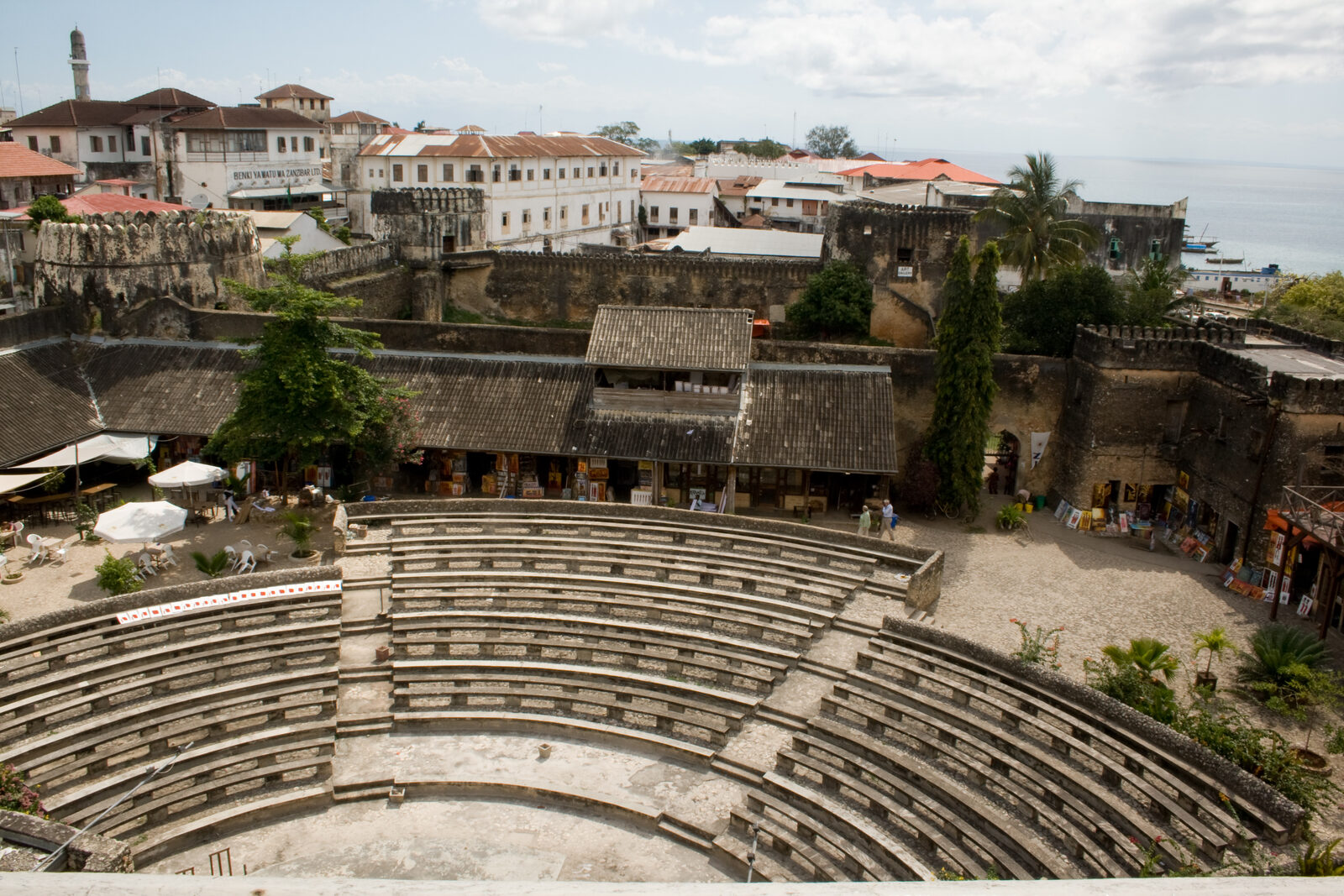 Old Fort Ngome Kongwe built 1699, oldest building in Stone Town