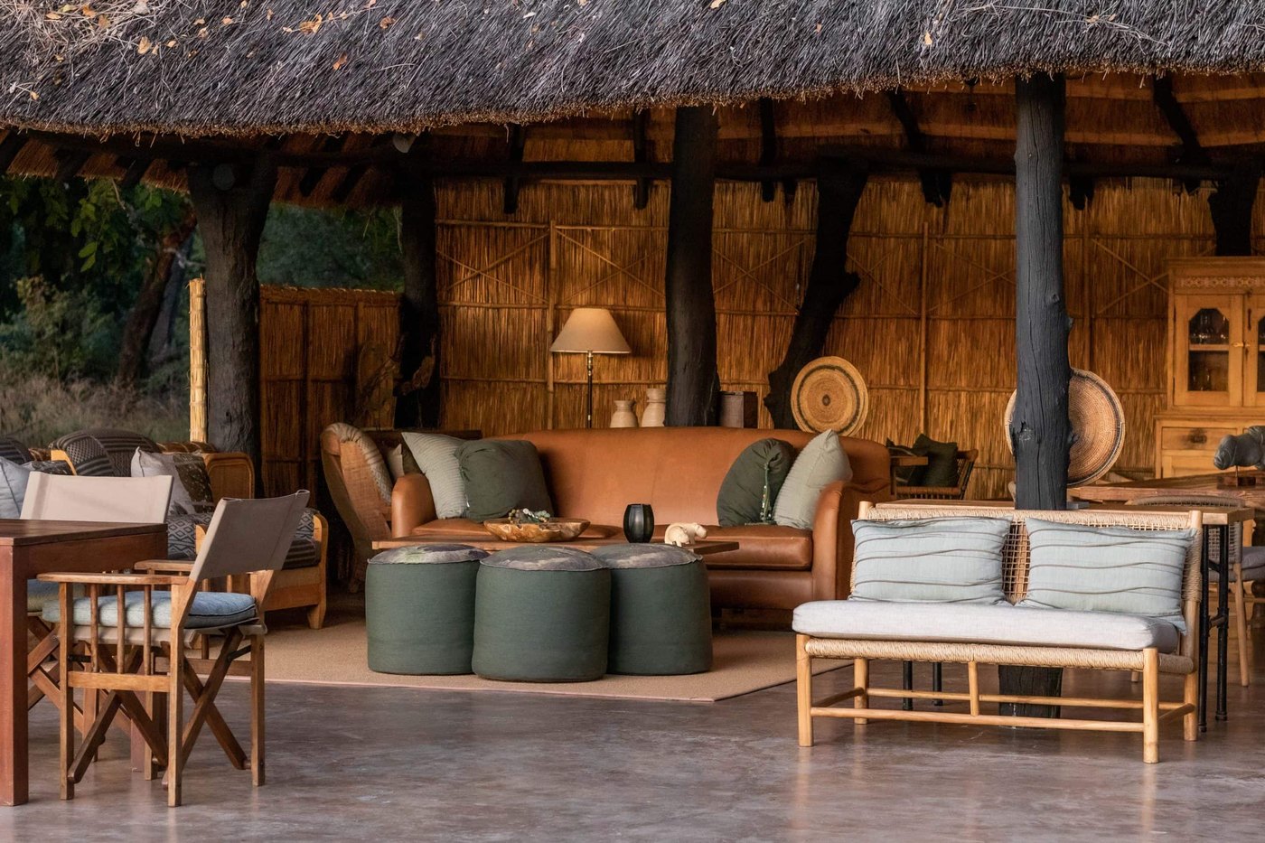Time + Tide Mchenja tented camp beneath an ebony grove on the Luangwa River