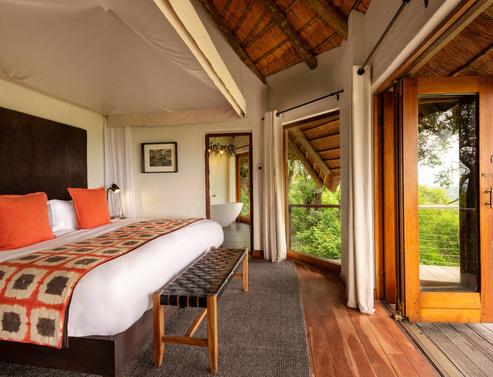 Rock Suite with sweeping views at Ulusaba Rock Lodge in the Sabi Sand