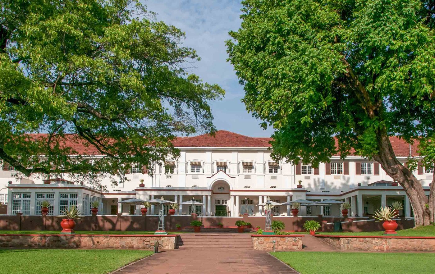 Victoria Falls Hotel — suite interior and private deck