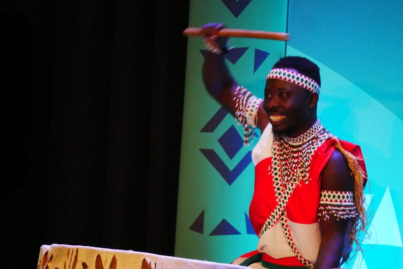 Live drumming performance at a Bujumbura venue