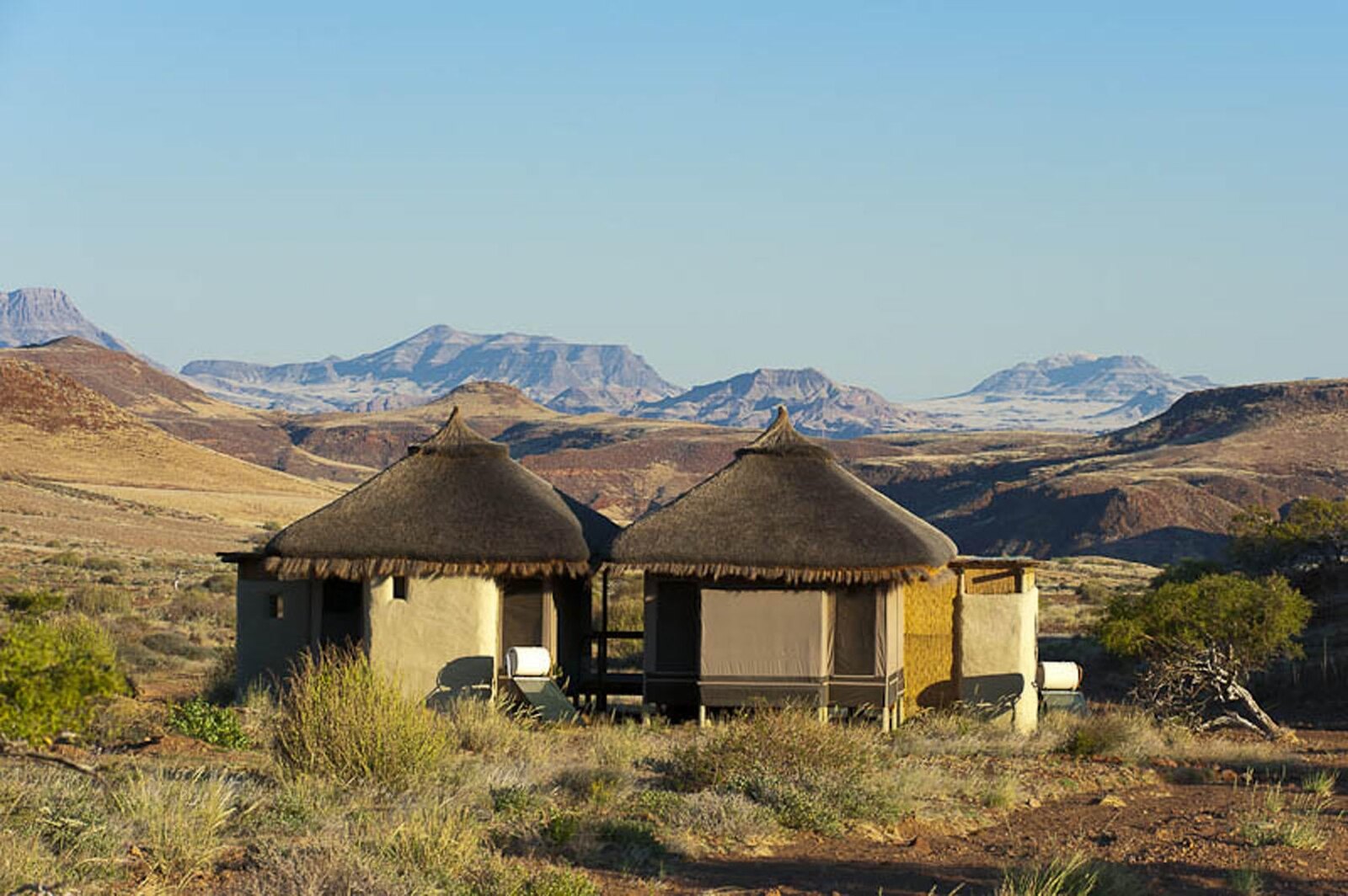 Damaraland Camp in Namibia's desert wilderness