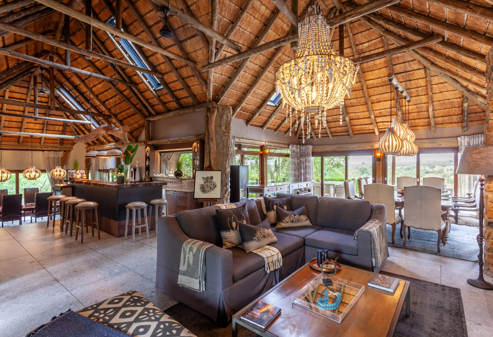 Leopard Hills — guest suite and views