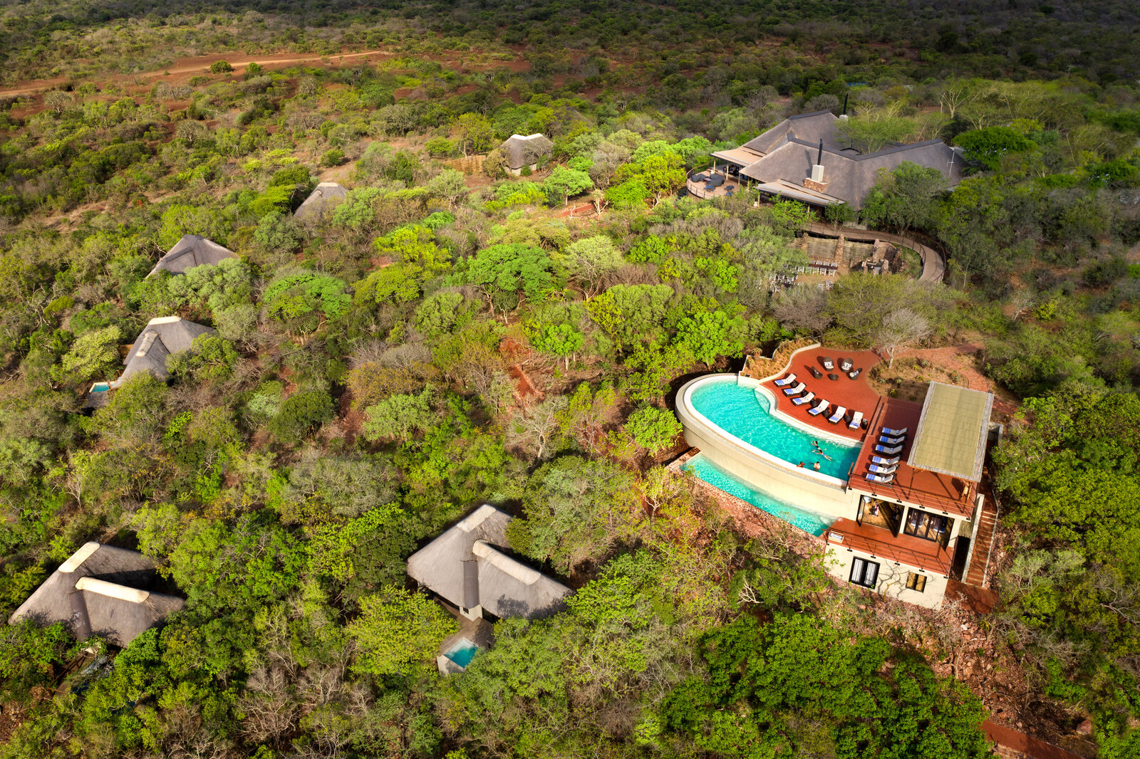 Phinda — guest suite and views