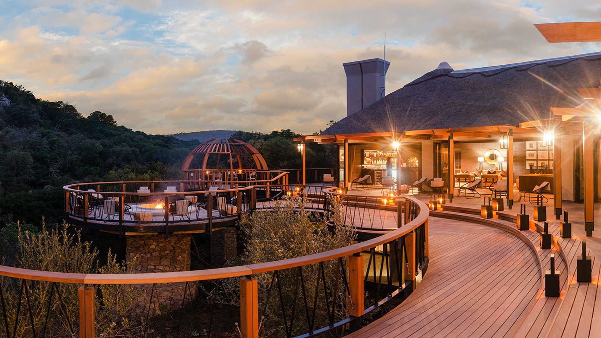 Shamwari Game Reserve luxury lodge in the malaria-free Eastern Cape